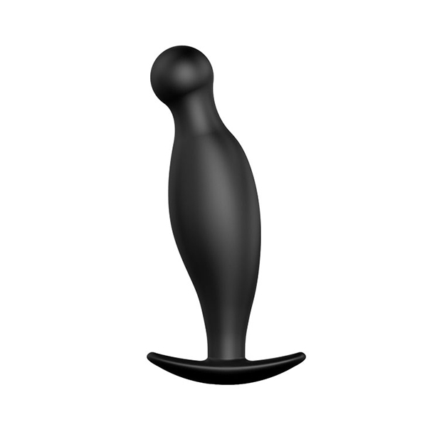 Crni silikonski analni dildo 12cm